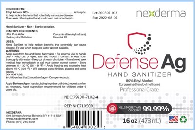16oz Label (Curcumin 16oz)